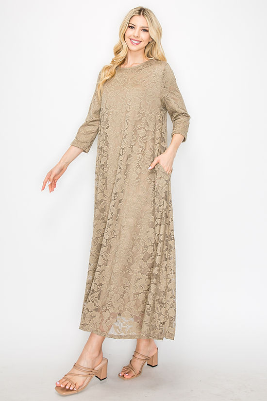 Camellia Lace Dress